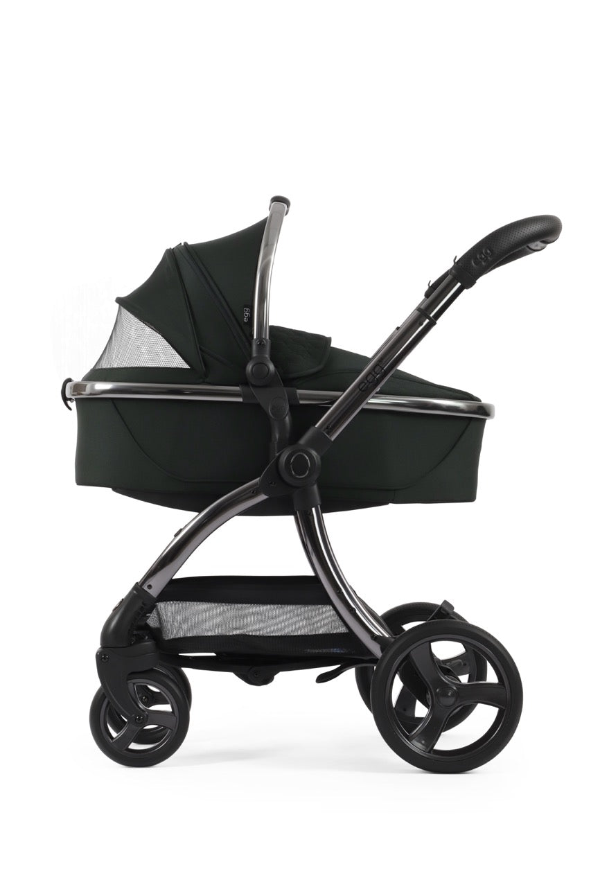 Egg3 Stroller & Carrycot Snuggle Bundle - Black Olive - Pramsy