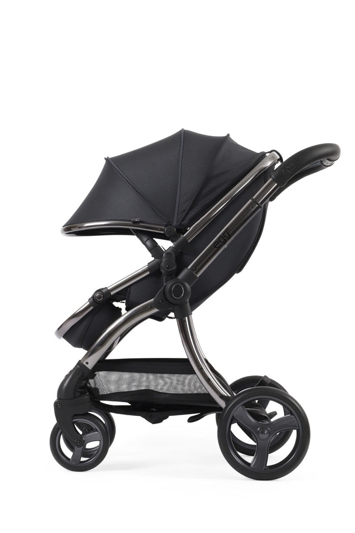 Egg3 Stroller & Carrycot with Egg Shell Car Seat and Base Luxury Bundle - Carbonite - Pramsy