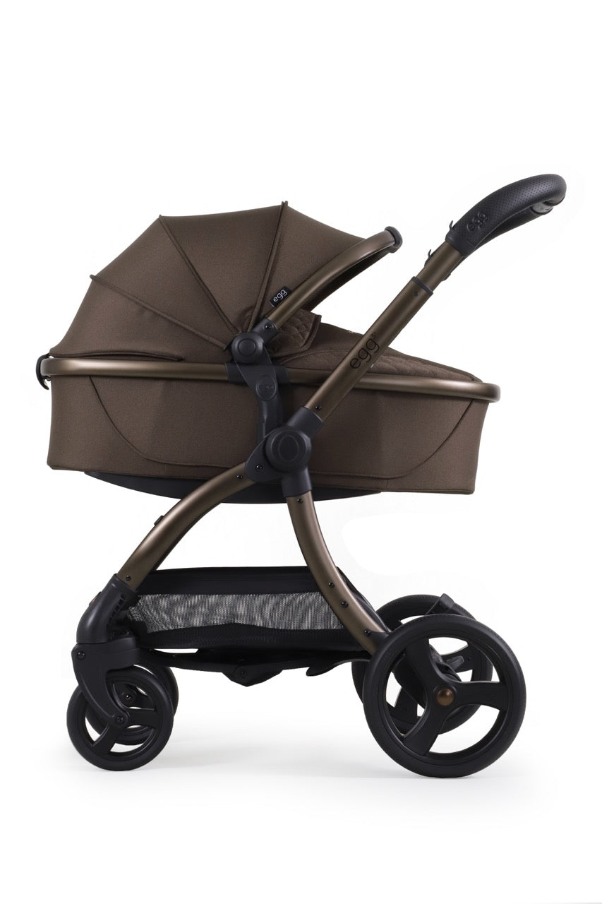 Egg3 Stroller & Carrycot - Chocolate Velvet - New 2025 - Pramsy