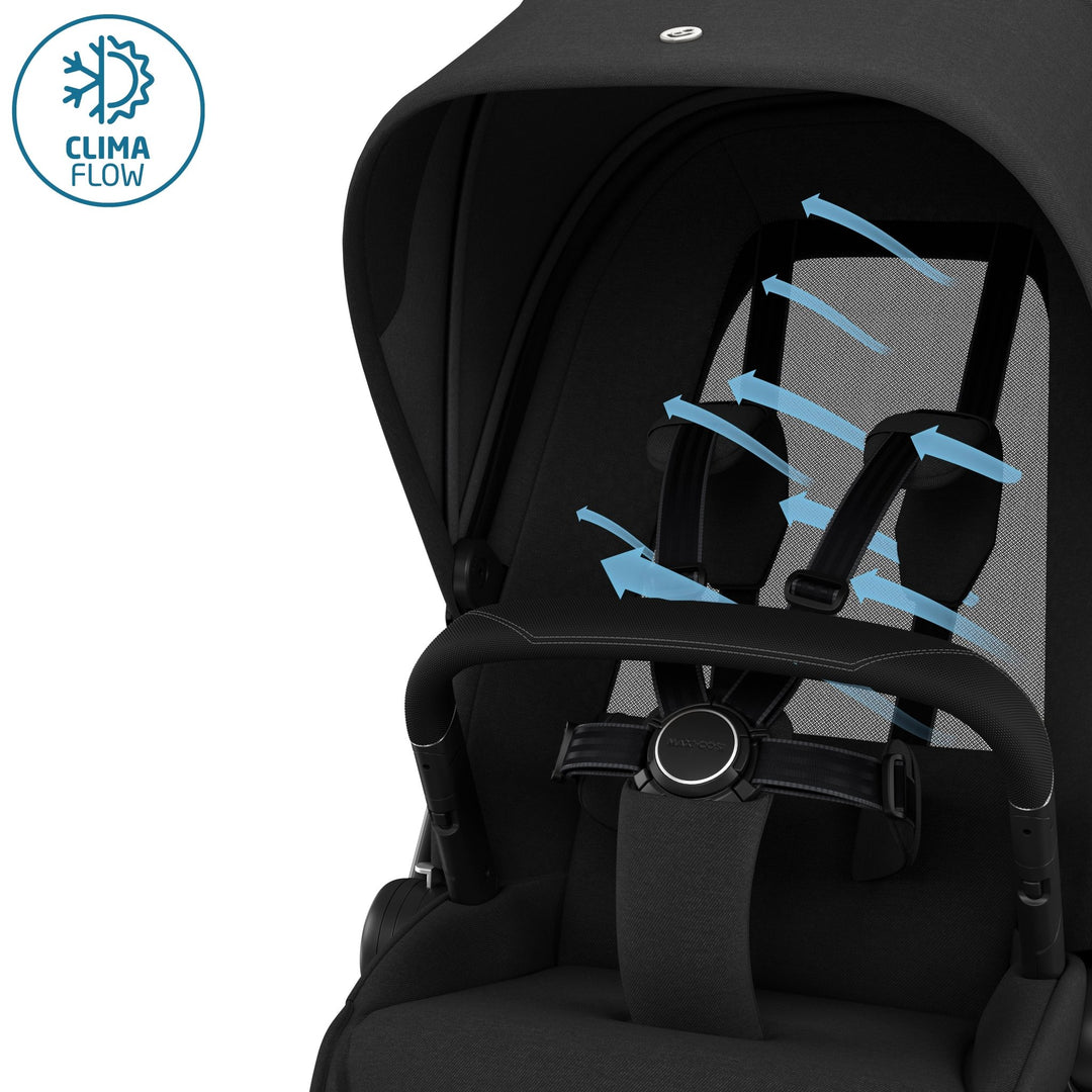 Maxi - Cosi Fame Pushchair - Twillic Black - Pramsy