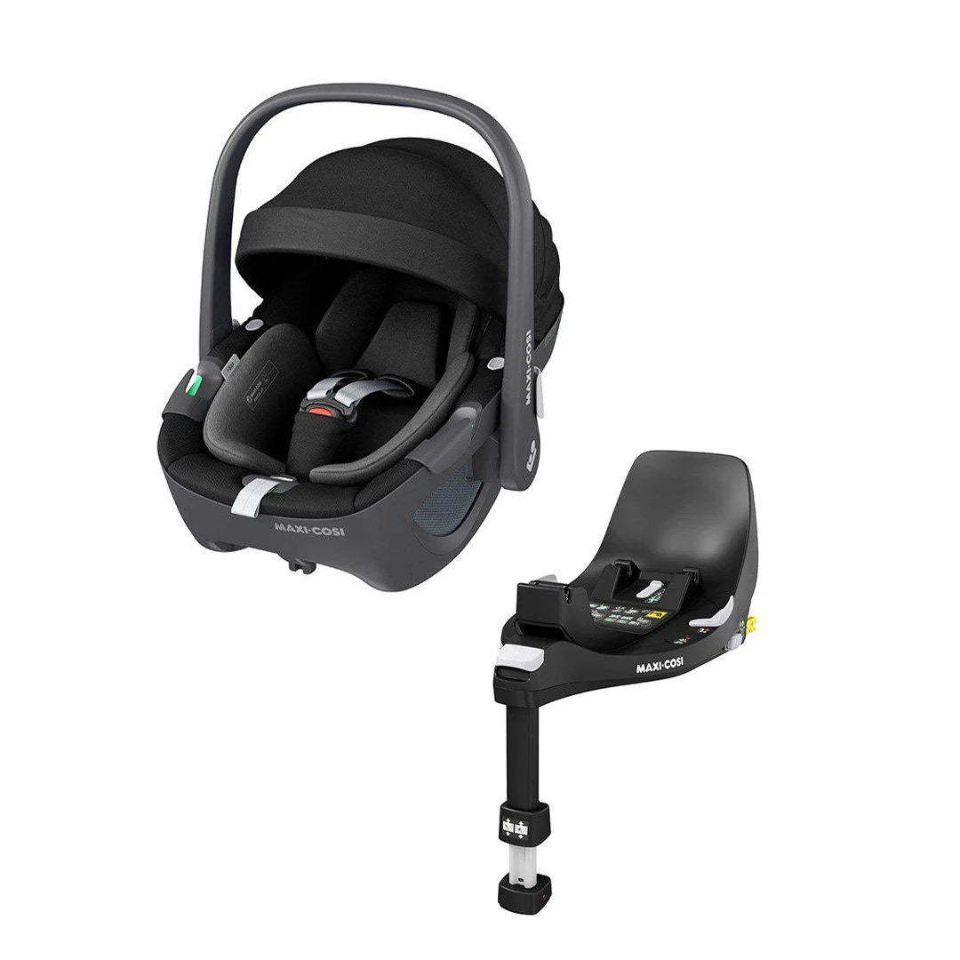 Maxi-Cosi Pebble 360 Car Seat + FamilyFix 360 Base - Essential Black - Pramsy