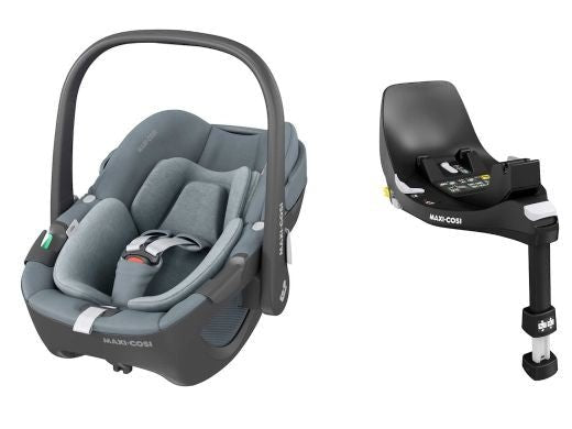 Maxi-Cosi Pebble 360 Car Seat + FamilyFix 360 Base - Essential Grey - Pramsy