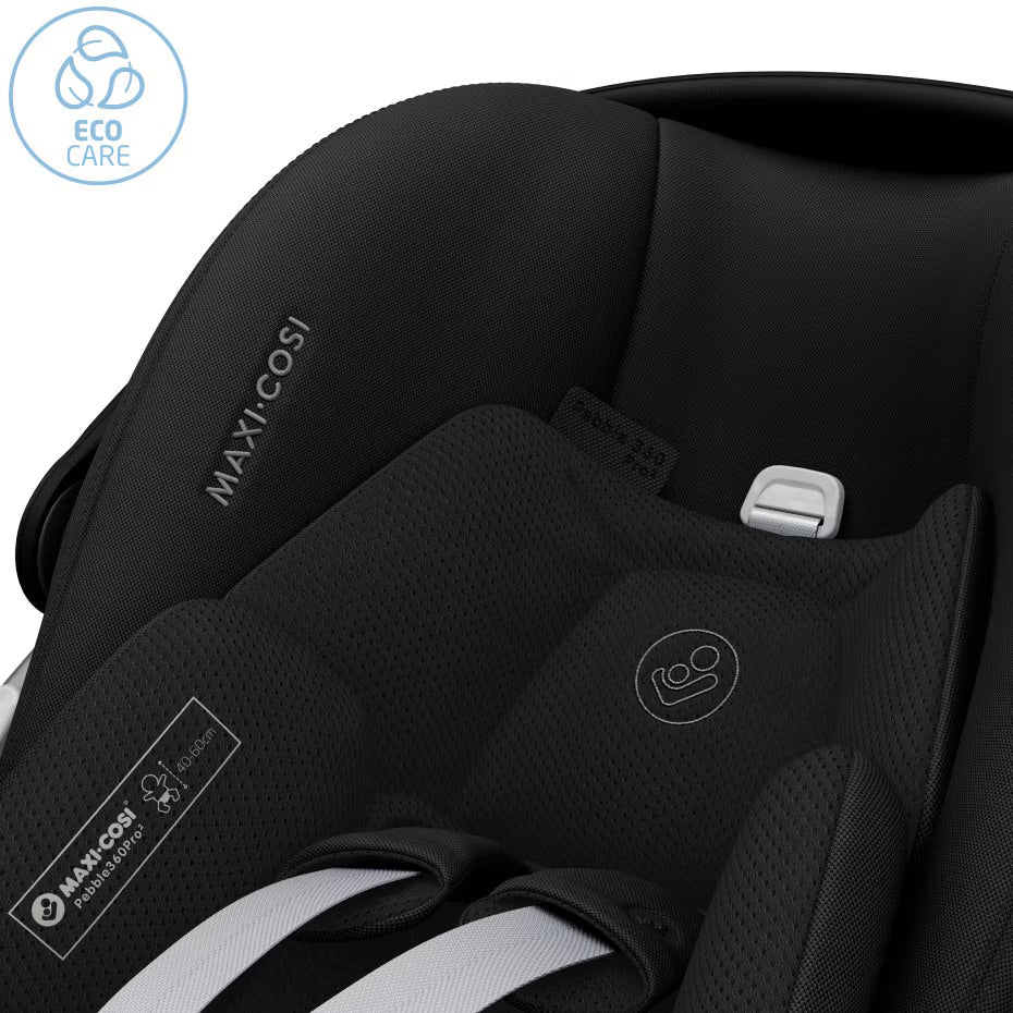 Maxi - Cosi Pebble 360 Pro2 Car Seat + FamilyFix 360 Pro Base - Twillic Black - Pramsy