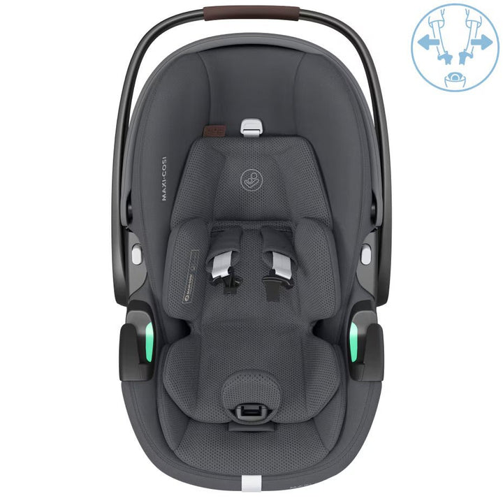 Maxi - Cosi Pebble 360 Pro2 Car Seat + FamilyFix 360 Pro Base - Twillic Graphite - Pramsy