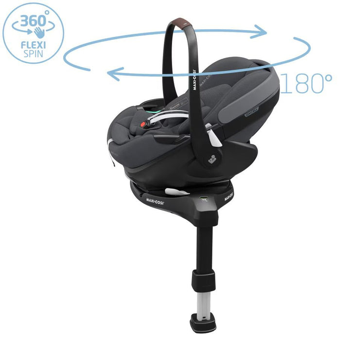 Maxi - Cosi Pebble 360 Pro2 Car Seat + FamilyFix 360 Pro Base - Twillic Graphite - Pramsy