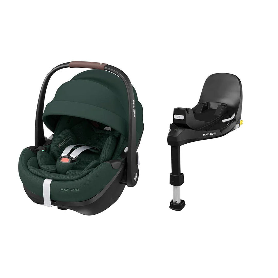 Maxi - Cosi Pebble 360 Pro2 Car Seat + FamilyFix 360 Pro Base - Twillic Green - Pramsy