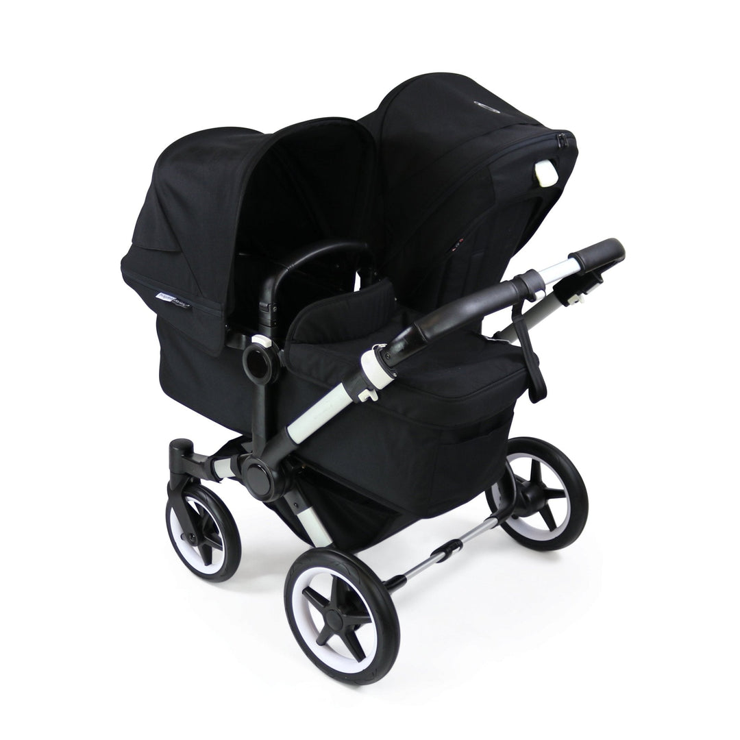 Refurbished Bugaboo Donkey 3 Twin - Black on Silver - Pramsy