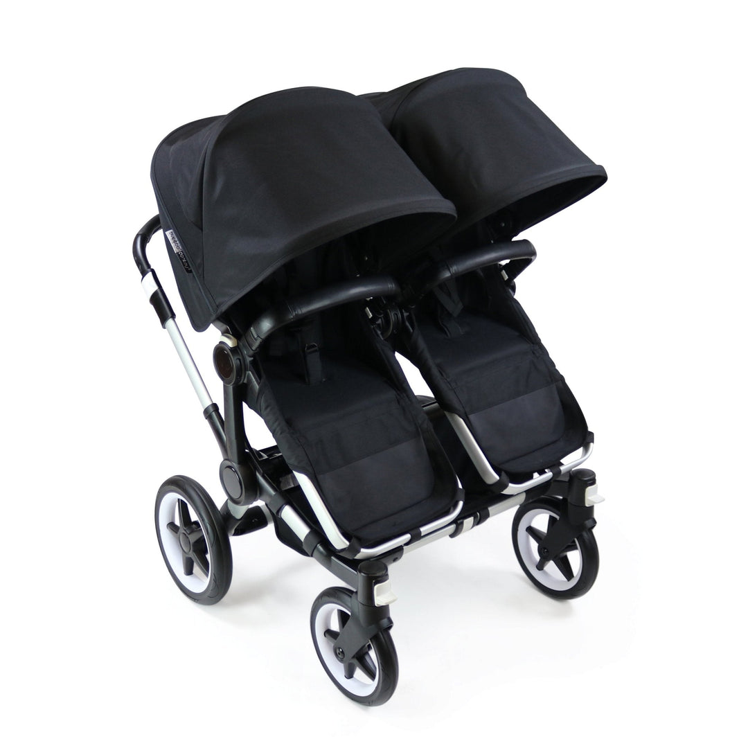 Refurbished Bugaboo Donkey 3 Twin - Black on Silver - Pramsy