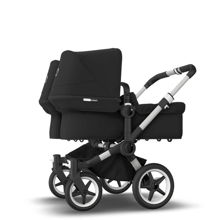 Refurbished Bugaboo Donkey 3 Twin - Black on Silver - Pramsy