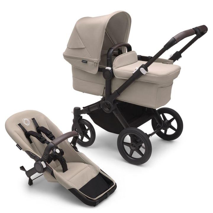 Refurbished Bugaboo Donkey 5 Duo with Brand New Carrycot - Desert Taupe - Pramsy