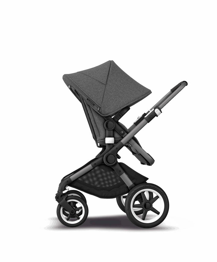 Refurbished Bugaboo Fox 3 - Grey Melange and Graphite - Pramsy