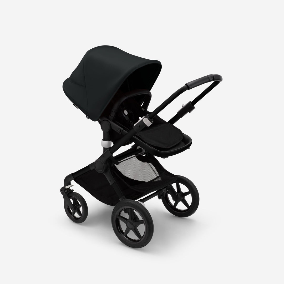 Refurbished Bugaboo Fox 3 - Midnight Black on Black - Pramsy