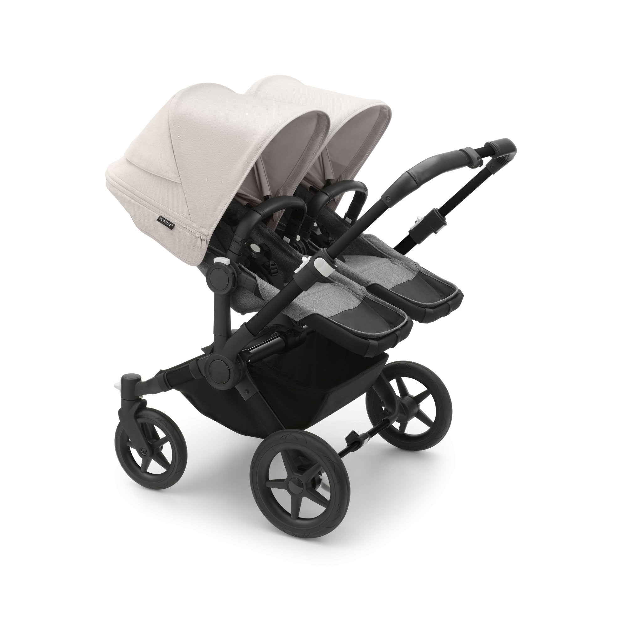 Bugaboo Donkey 5 Twin Baby Stroller New Misty White Pramsy