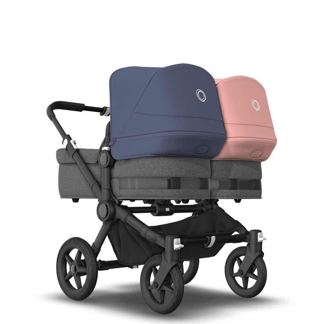 Bugaboo Donkey Twin FREE Newborn Rocker Pink Blue