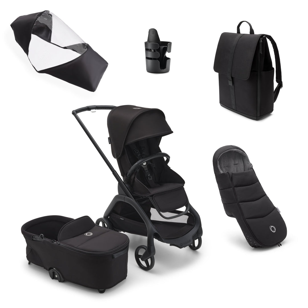 Bugaboo Dragonfly - Great Value Bundle - Midnight Black