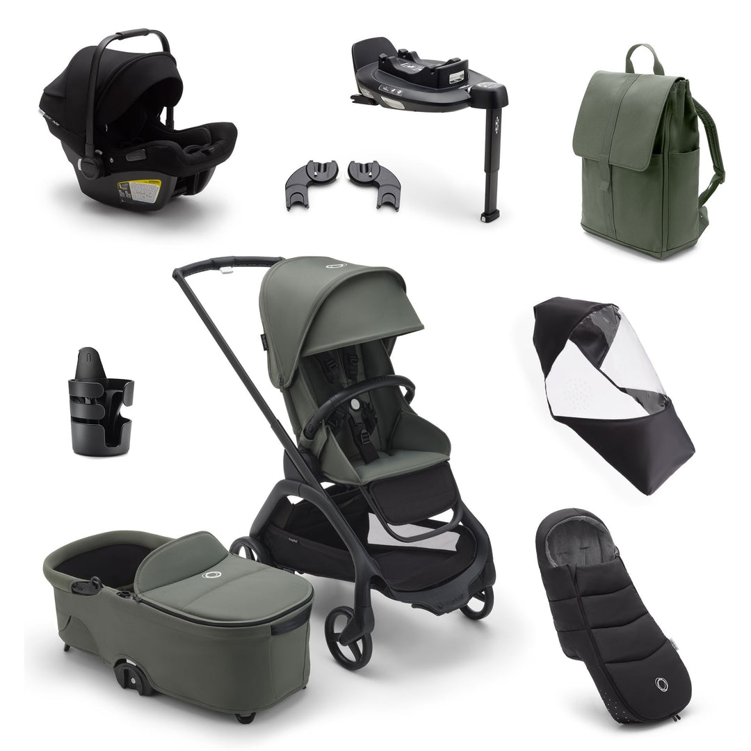 Bugaboo Dragonfly - Ultimate Bundle - Forest Green