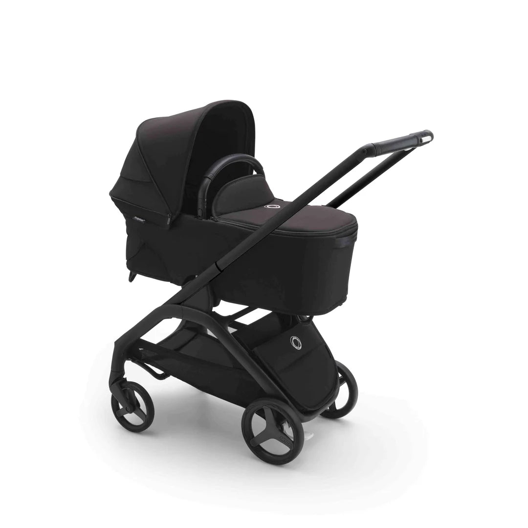 Bugaboo Dragonfly With Carrycot + Maxi-Cosi Pebble 360 Complete Bundle - Midnight Black - Pramsy