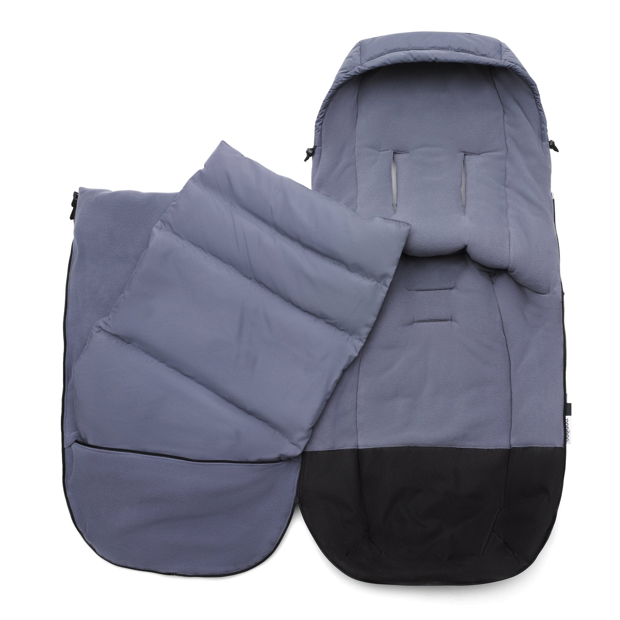 Bugaboo blue melange footmuff hotsell