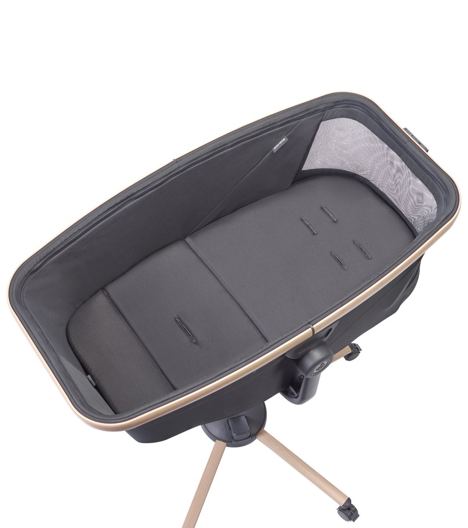 Maxi-Cosi Alba all-in-one Bassinet, Recliner and Highchair - Beyond Graphite - Pramsy