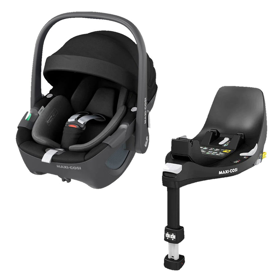 Maxi-Cosi Pebble 360 Car Seat + FamilyFix 360 Base - Essential Black - Pramsy