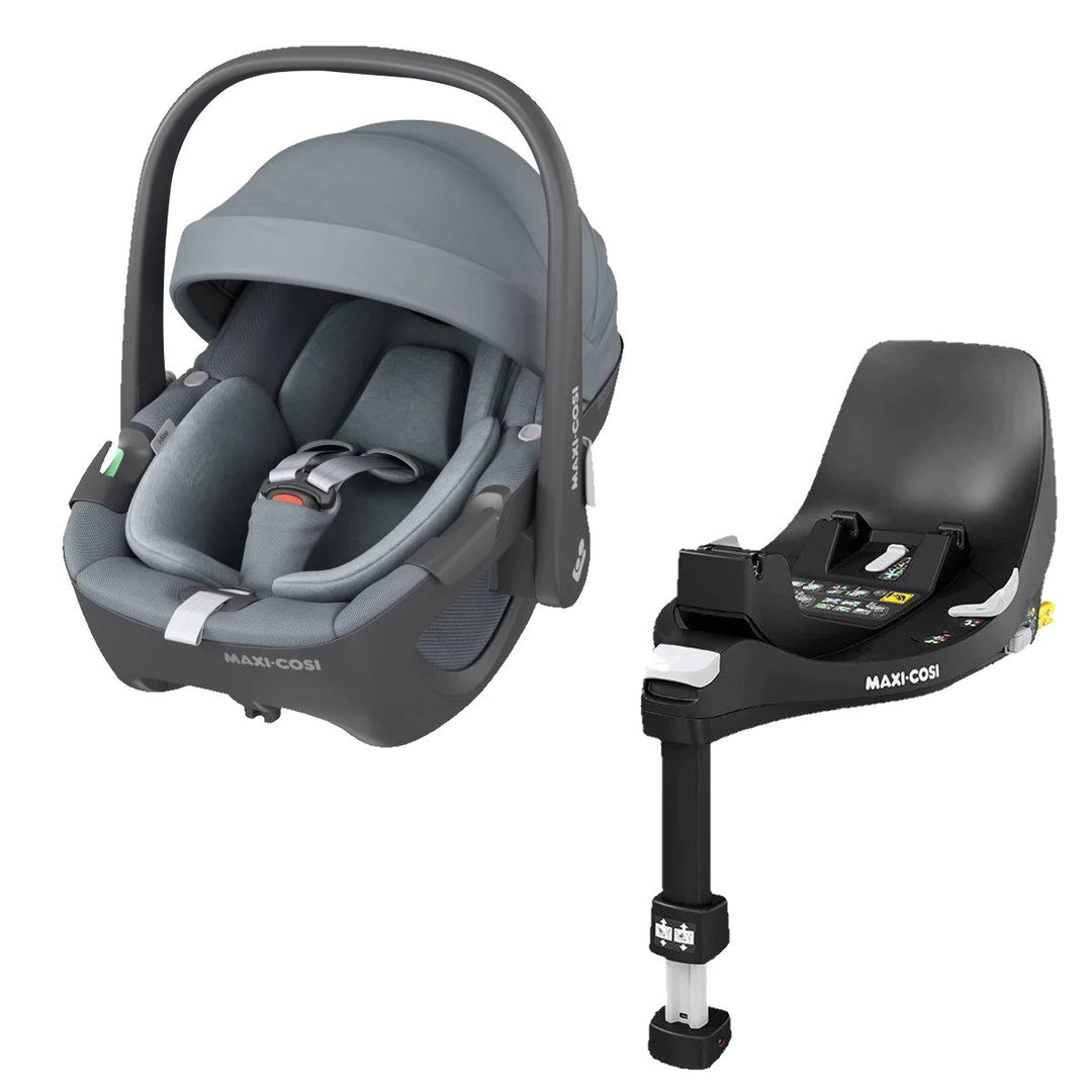 Maxi-Cosi Pebble 360 Car Seat + FamilyFix 360 Base - Essential Grey - Pramsy