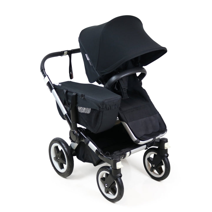 Refurbished Bugaboo Donkey 2 Twin - Black with Silver Chassis