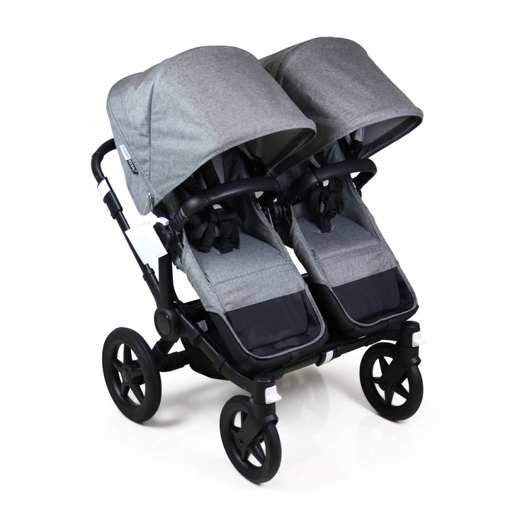 Refurbished Bugaboo Donkey 3 Duo - Grey Melange and Black Chassis