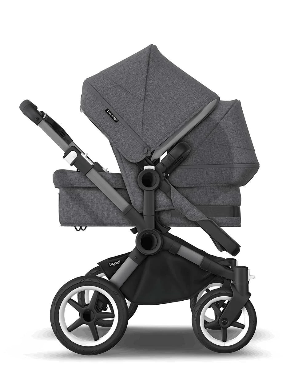 Refurbished Bugaboo Donkey 5 Duo - Grey Melange - Pramsy