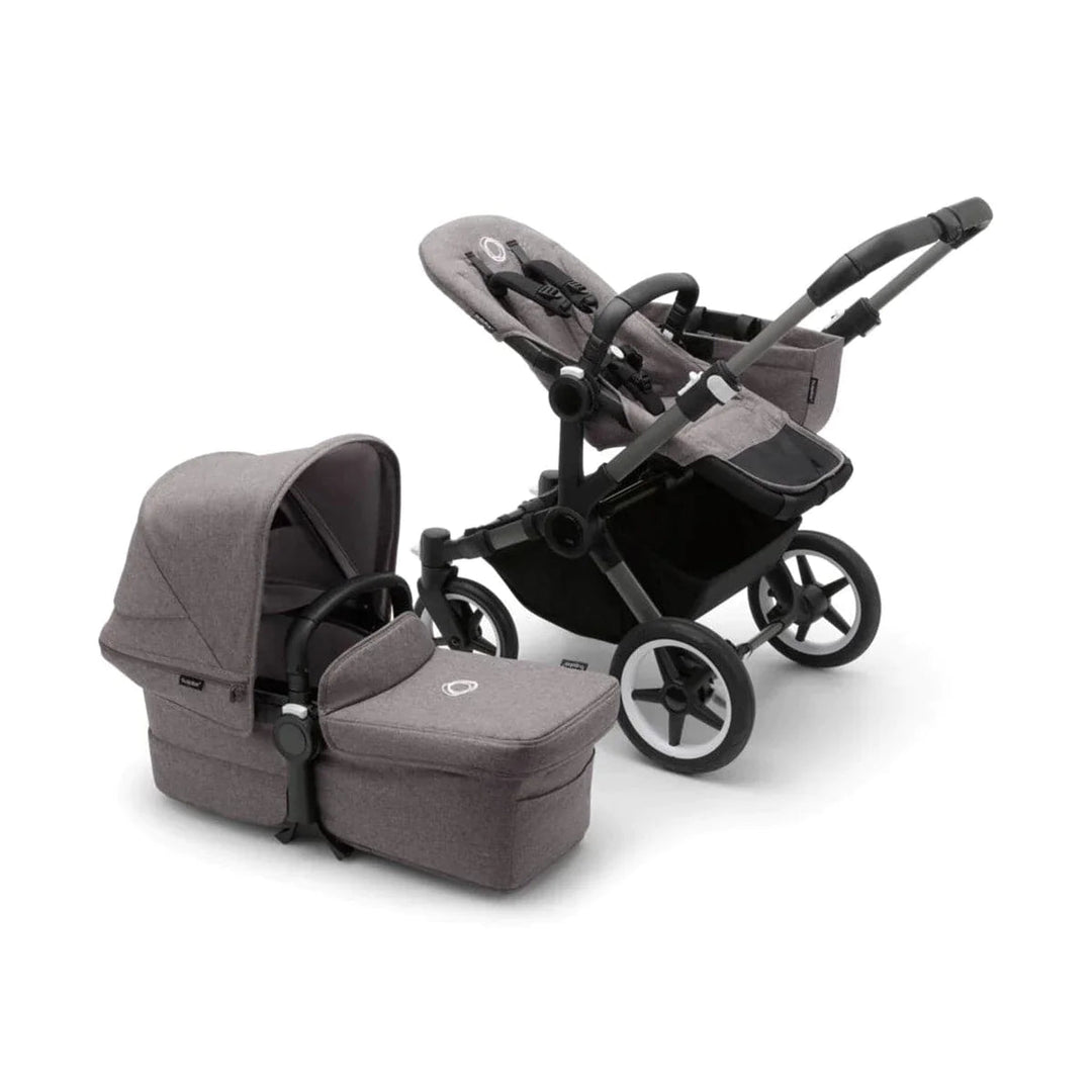 Refurbished Bugaboo Donkey 5 Twin Complete - Grey Melange