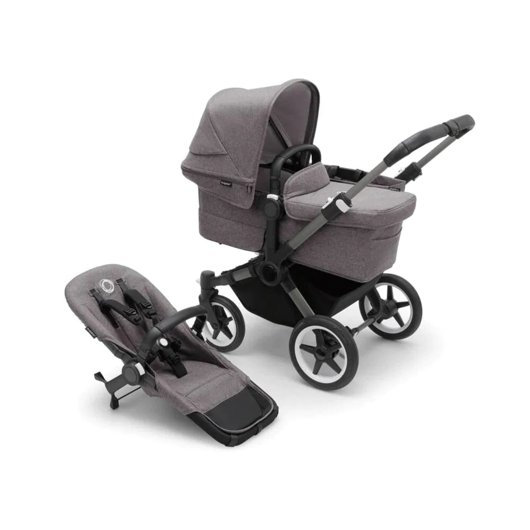 Refurbished Bugaboo Donkey 5 Twin Complete - Grey Melange